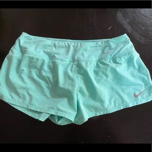 teal nike shorts